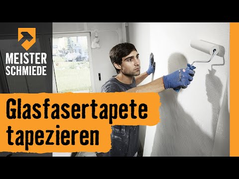 Glasfasertapete tapezieren | HORNBACH Meisterschmiede