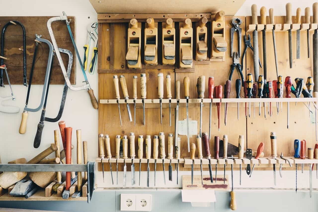 Ordnung in der Werkstatt ist das halbe Leben