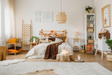 So kann ein gemütliche Schlafzimmer im Hygge-Stil aussehen Foto: Photographee.eu / shutterstock.com