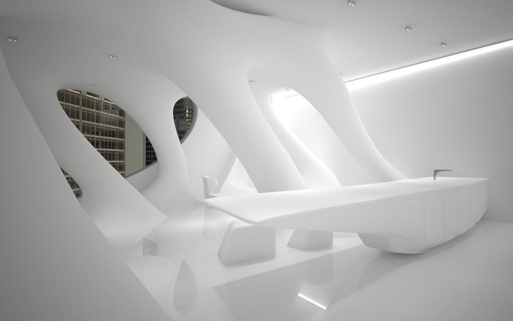 Außergewöhnliche Küche aus Corian®