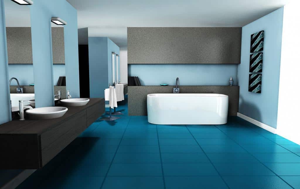 Freistehende Badewanne