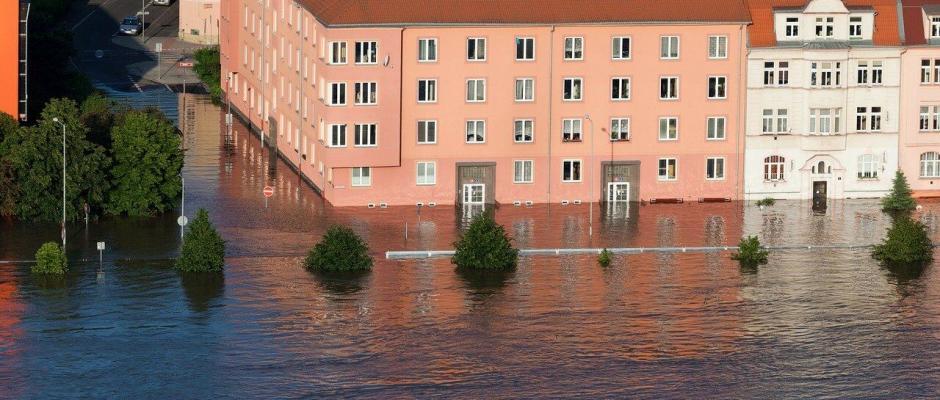Überschwemmung nach Starkregen