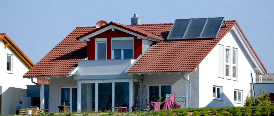 Einfamilienhaus mit Solaranlage