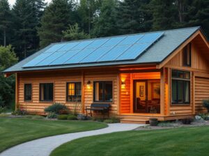 Energiesparhaus als Holzhaus